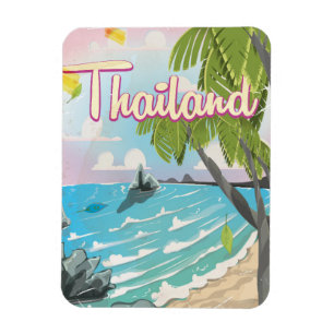 Íman Aloha! Havaí! viagens vintage de desenho