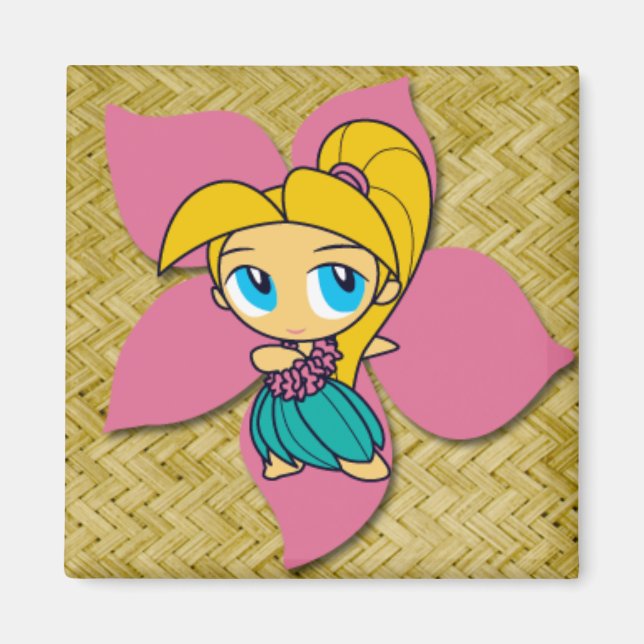 Íman Aloha Honys Hula Girl Magnets (Frente)