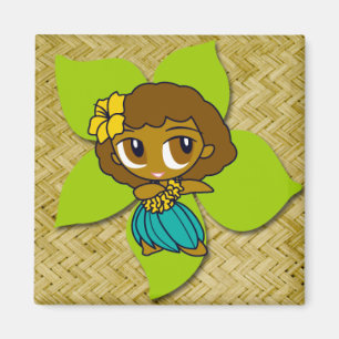 Íman Aloha ímãs da menina de Hula dos méis