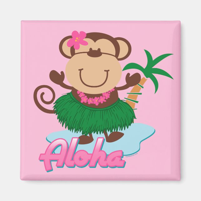 Íman Aloha Monkey Magnet (Frente)