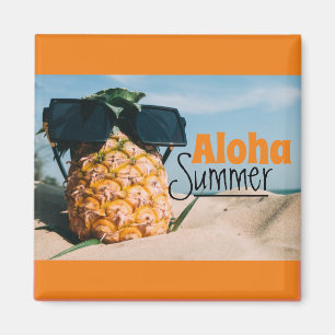 Íman Aloha Summer - Imagem Quadrada