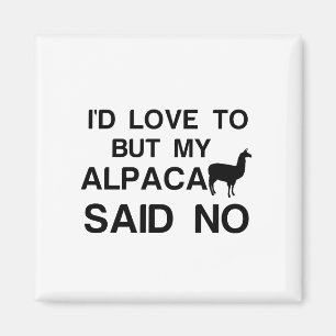 ÍMAN ALPACA DISSE NÃO