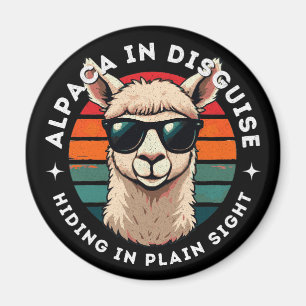 Íman Alpaca em Disguise - Escondendo-se na Visão Simple