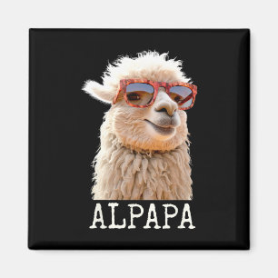 Íman Alpaca Papai Alpapa Lhamas Pai Fofo Alpaca Pai Dia