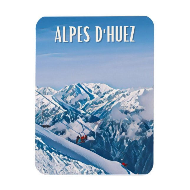 Íman Alpe d'Huez Station de ski (Vertical)