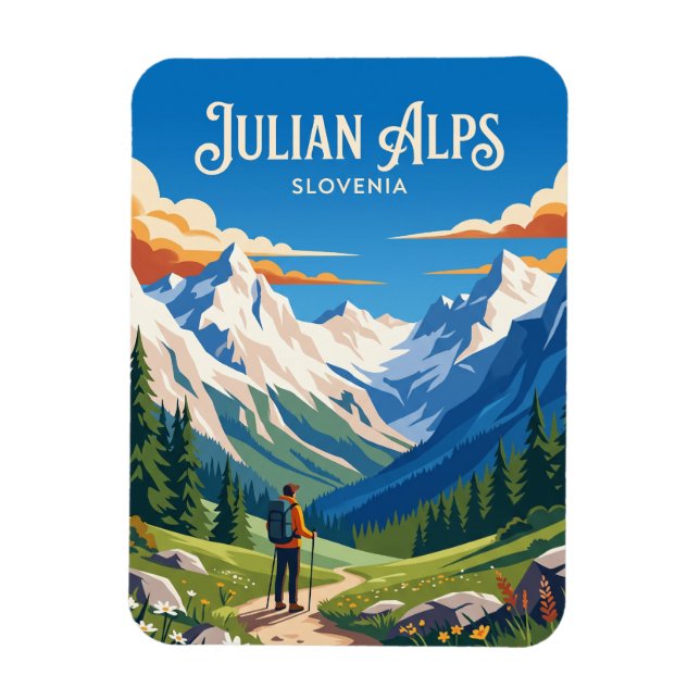 Íman Alpes Julianos Eslovênia (Vertical)