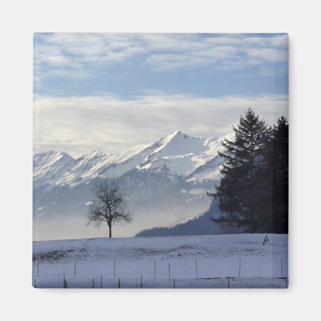 Íman Alpes suíços (Frente)