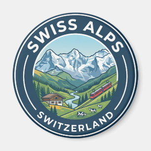 ÍMAN ALPES SUÍÇOS SUÍÇA