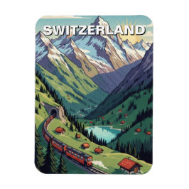 Íman Alpes Suíços Viagem Suíça