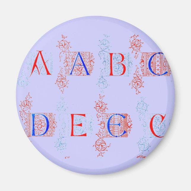 Íman Alphabet Magnet (Frente)