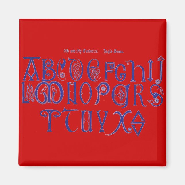 Íman Alphabet Magnet (Frente)