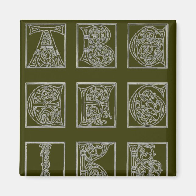 Íman Alphabet Magnet (Frente)