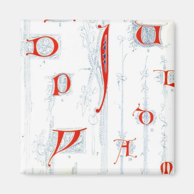 Íman Alphabet Magnet (Frente)