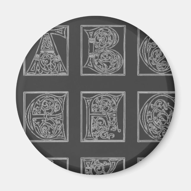 Íman Alphabet Magnet (Frente)