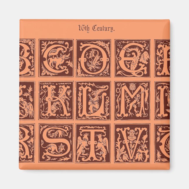 Íman Alphabet Magnet (Frente)