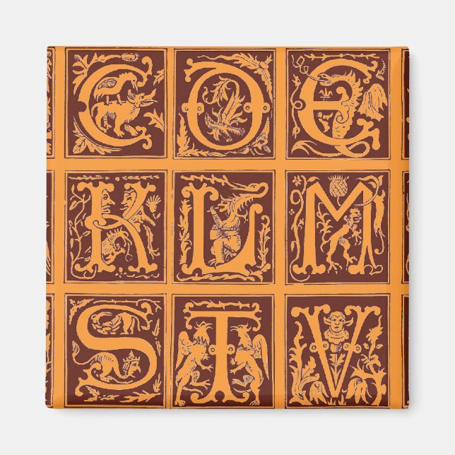 Íman Alphabet Magnet (Frente)