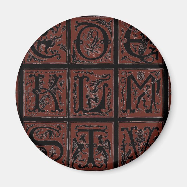 Íman Alphabet Magnet (Frente)