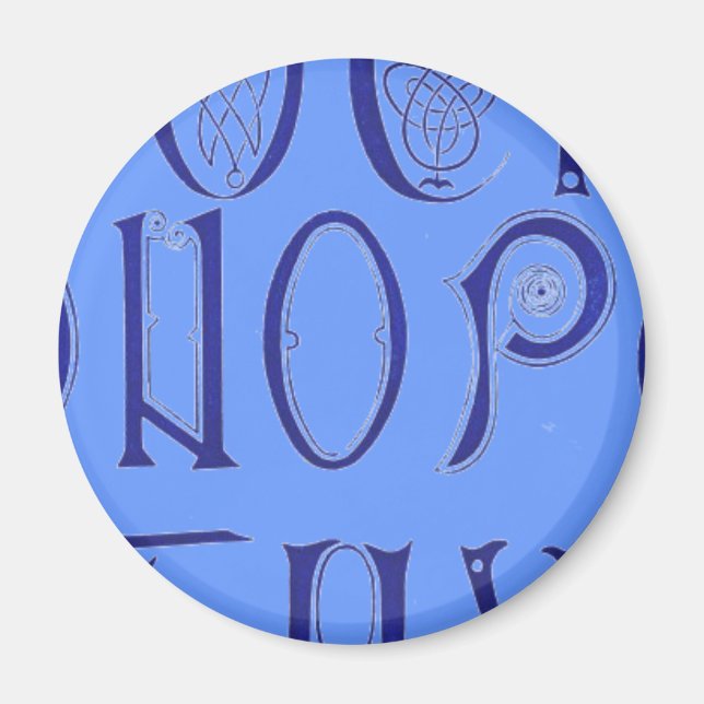 Íman Alphabet Magnet (Frente)