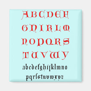 Íman Alphabet Magnet