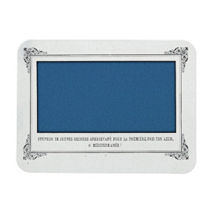 Íman Alphonse Allais, April Fools, Blue, Abstrato Art