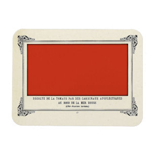 Íman Alphonse Allais, April Fools, Red, Abstrato Art