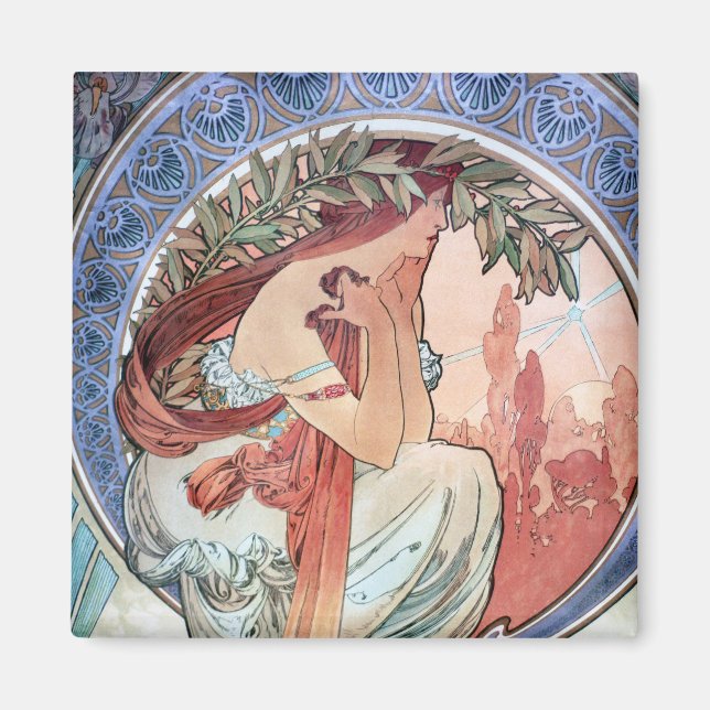 Íman Alphonse Mucha (Frente)