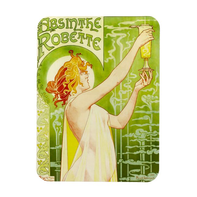 Íman Alphonse Mucha Absinthe Robette (Vertical)