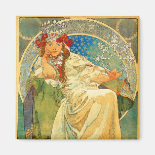 Íman Alphonse Mucha Art Nouveau Princess Hyacinth