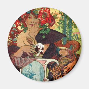 Íman Alphonse Mucha Bieres De La Meuse