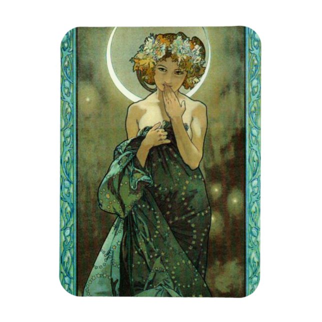 Íman Alphonse Mucha Clair De Lune Magnet (Vertical)