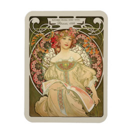 Íman Alphonse Mucha Rêverie DaydreC0878 Art Nouveau