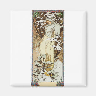 Íman Alphonse Mucha Winter