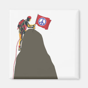 Íman alpinista de rock pacífico