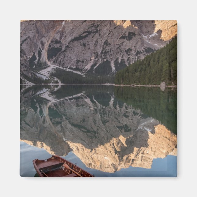 Íman Alps de Dolomite | Pragser Wildsee | Tirol, Itália (Frente)