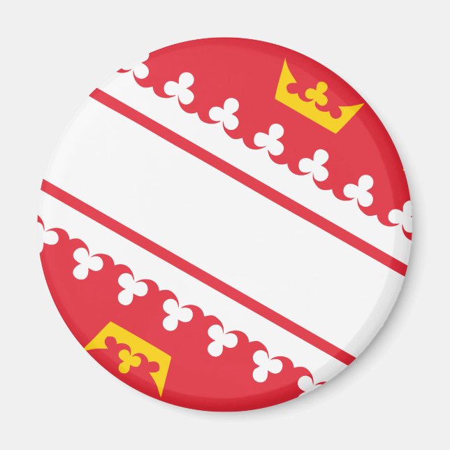 Íman Alsace flag Magnet (Frente)