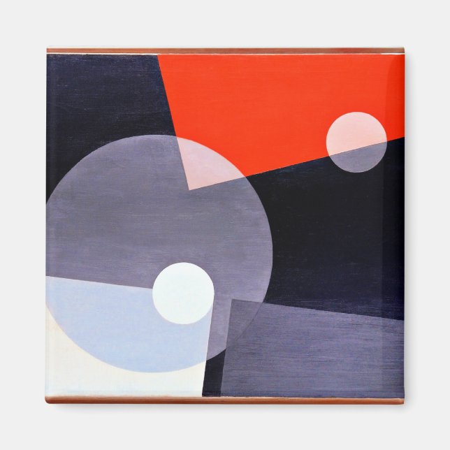 Íman Alt 7 (26), abstrato por Laszlo Moholy-Nagy (Frente)