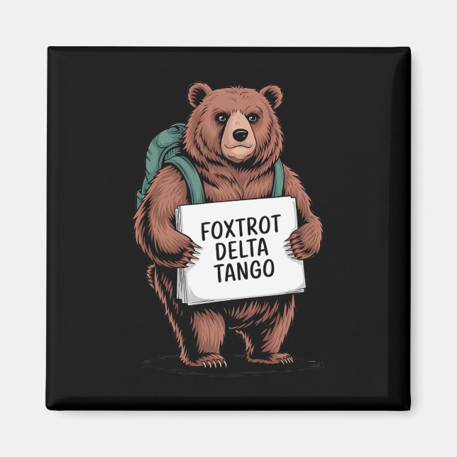 Íman Alt National Park Resist Service Bear Foxtrots Del (Frente)