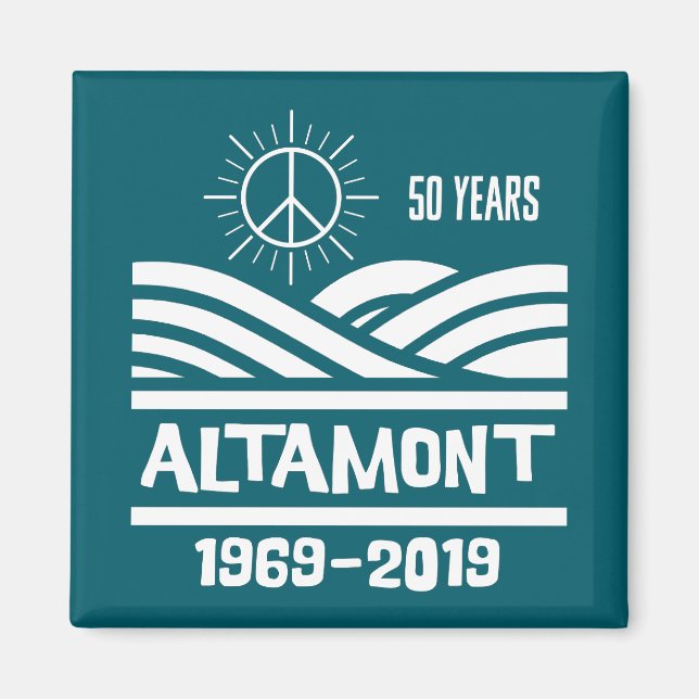 Íman Altamont Speedway 1969-2019 50th Anniversary (Frente)