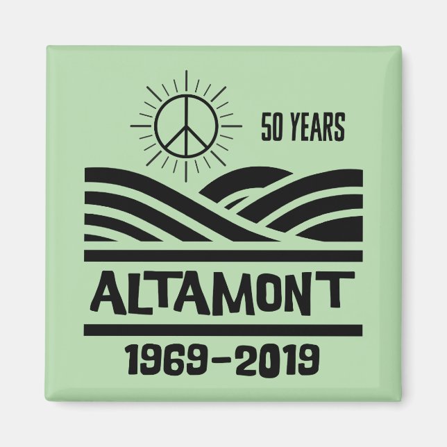 Íman Altamont Speedway 1969-2019 50th Anniversary (Frente)