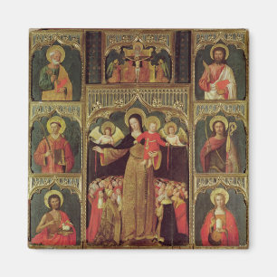 Íman Altarpiece do Virgin do rosário, c.1500