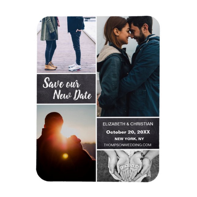 Íman Alterar a data Salvar nossa nova data Foto de casa (Vertical)