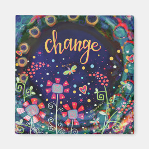 Íman "Alterar" UMA PALAVRA Inspirividade Magnet