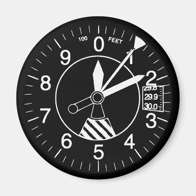 Íman Altimetro de aeronave (Frente)