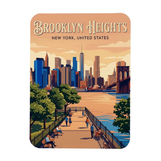 Íman Alturas do Brooklyn Nova York (Vertical)