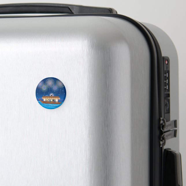 Íman Aluguer de gatos em fogos de artifício a bordo de  (In Situ (Luggage))