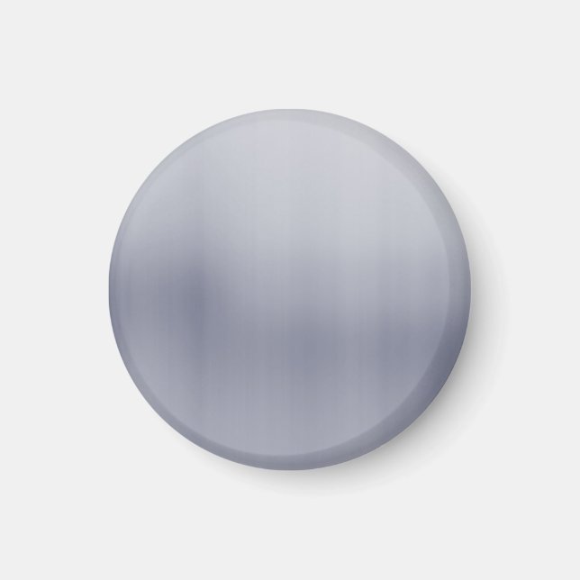 Íman Alumínio brilhante escovado texturizado (Frente)