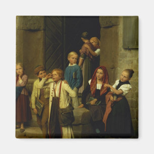 Íman Alunos que olham um menino gritar, 1861