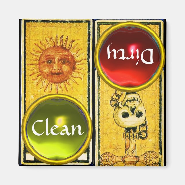 ÍMAN ALVAS DE RENASCIMENTO ANTIQUAS/SOL E ACE DE ESPADA (Frente)