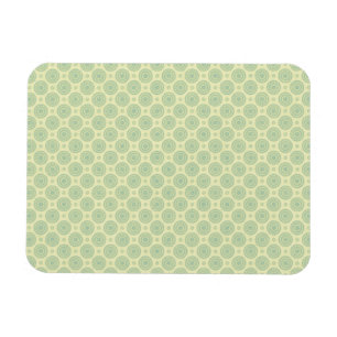 Íman Alvos Azul Pastel em Amarelo