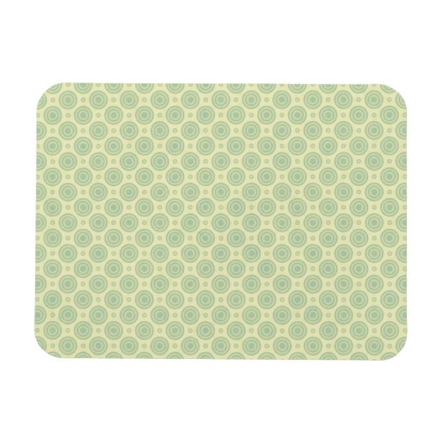 Íman Alvos Azul Pastel em Amarelo (Horizontal)